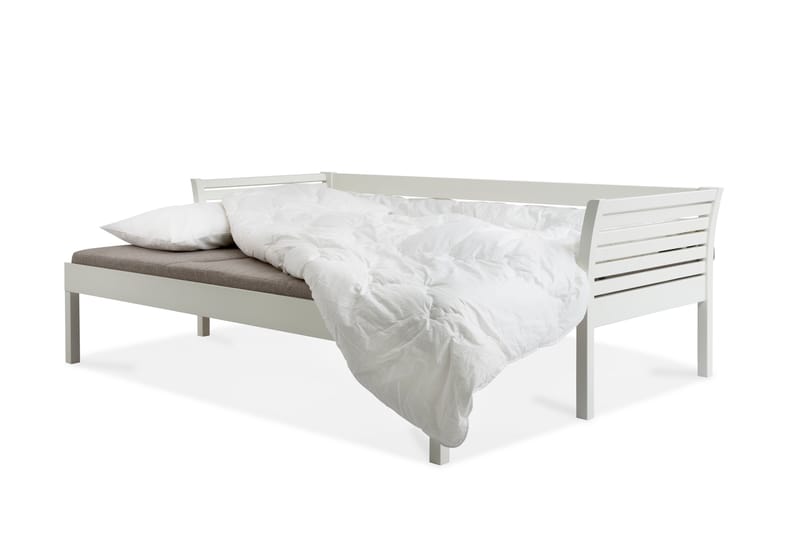 Kanerva Bäddsoffa Ram 200 cm Vit - Möbler - Soffa - Bäddsoffa