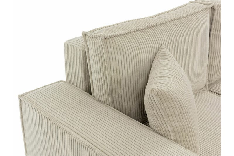 Magston 3 sits Hörnbäddsoffa med schäslong Vänster l formad - Cream / Beige - Möbler - Soffa - Bäddsoffa