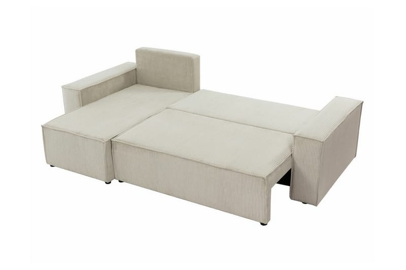 Magston 3 sits Hörnbäddsoffa med schäslong Vänster l formad - Cream / Beige - Möbler - Soffa - Bäddsoffa