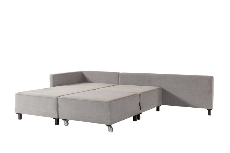 Matris 4-sits Bäddsoffa med Divan - Grå - Möbler - Soffa - Bäddsoffa