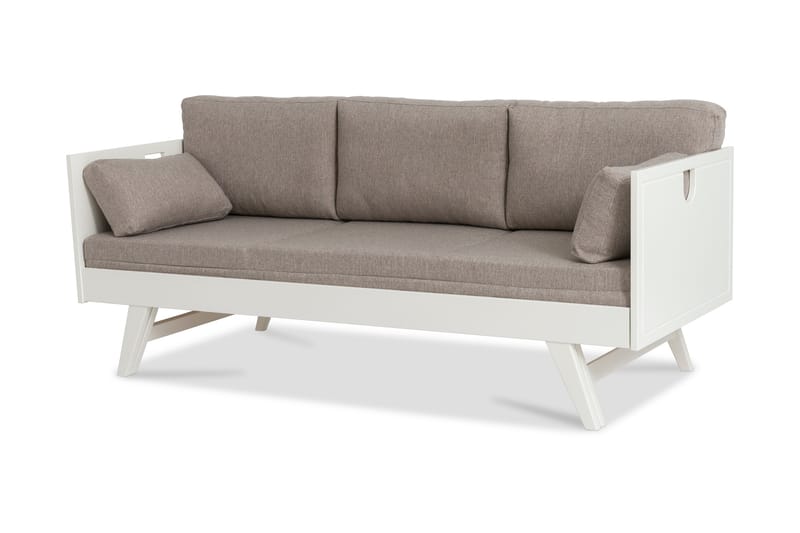 Notte Bäddsoffa Ram 190 cm Vit - Möbler - Soffa - Bäddsoffa