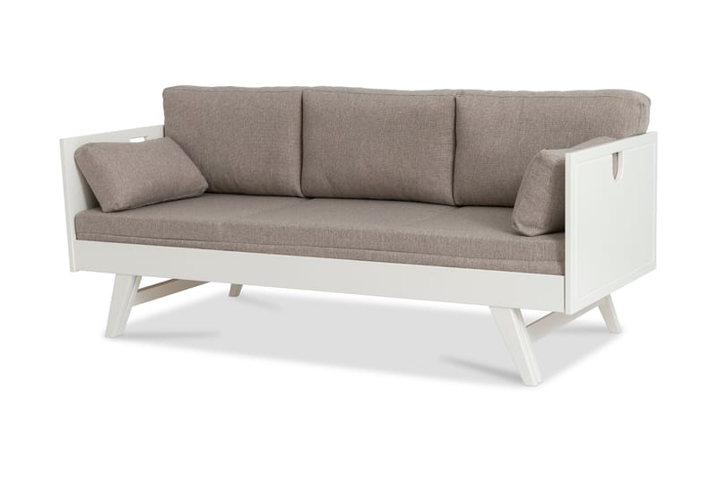 Notte Bäddsoffa Ram 200 cm Vit - Möbler - Soffa - Bäddsoffa