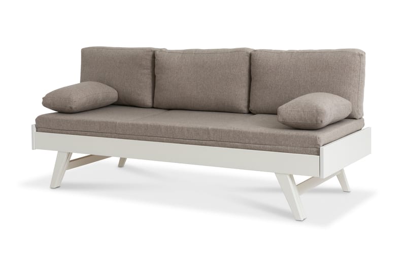 Notte Divanbäddsoffa Ram 200 cm Vit - Möbler - Soffa - Bäddsoffa