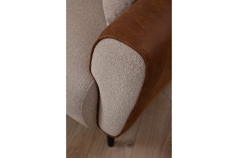 Rebelo 3-sits Bäddsoffa - Beige - Bäddsoffa - Bäddsoffa 3 sits