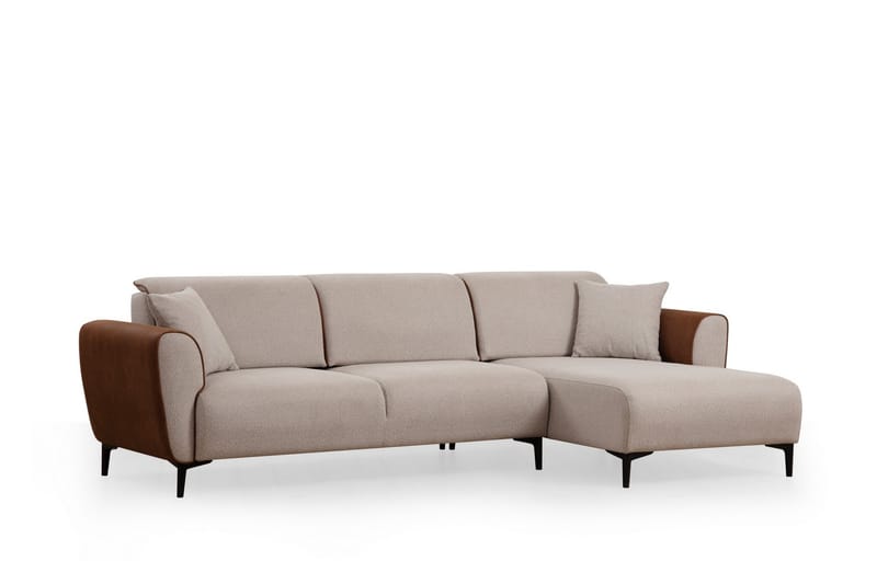 Rebelo Bäddsoffa med divan - Beige - Möbler - Soffa - Bäddsoffa