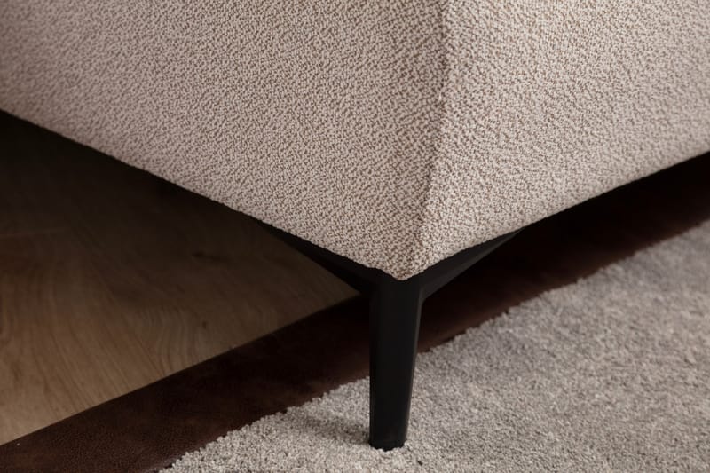 Rebelo Bäddsoffa med divan - Beige - Bäddsoffa - Hörnbäddsoffa