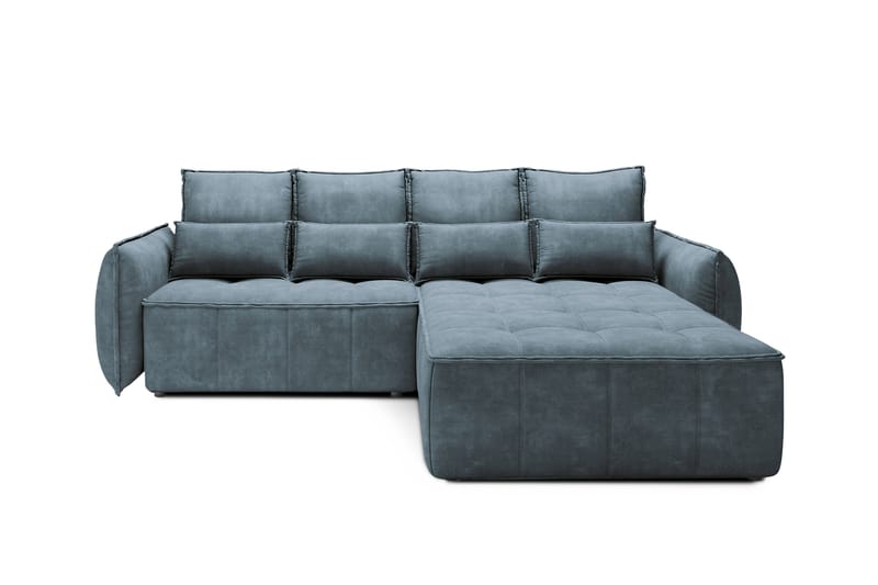 Takara Bäddsoffa med Divan 3-sits - Blå - Möbler - Soffa - Bäddsoffa