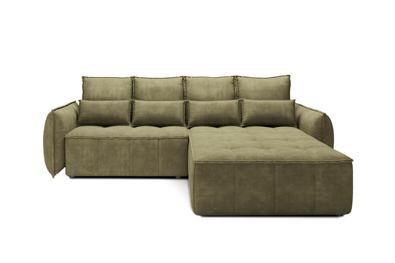 Takara Bäddsoffa med Divan 3-sits - Grön - Möbler - Soffa - Bäddsoffa