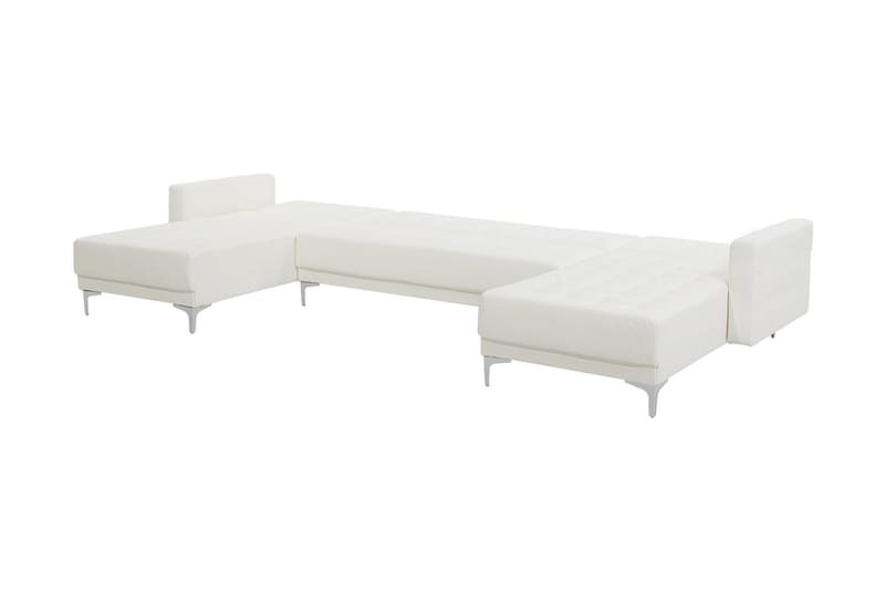 Toomey Bäddsoffa med Divan - Vit - Bäddsoffa - U bäddsoffa - Bäddsoffa divan