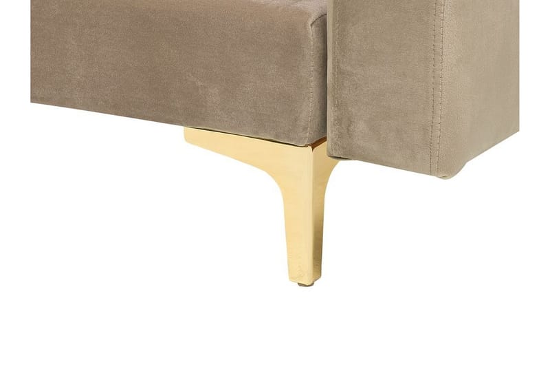 Toomey Hörnbäddsoffa Large Vänster Sammet - Beige - Möbler - Soffa - Bäddsoffa