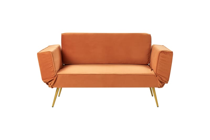 Touya Bäddsoffa 2-sits - Guld/Orange - Möbler - Soffa - Bäddsoffa