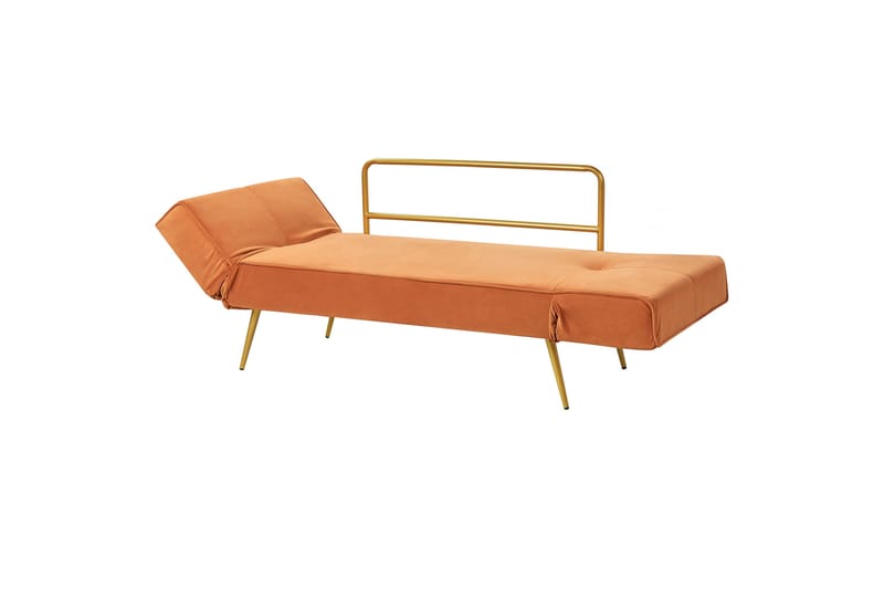 Touya Bäddsoffa 2-sits - Guld/Orange - Möbler - Soffa - Bäddsoffa