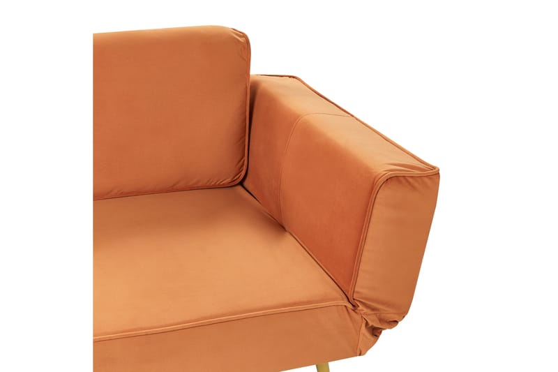 Touya Bäddsoffa 2-sits - Guld/Orange - Möbler - Soffa - Bäddsoffa