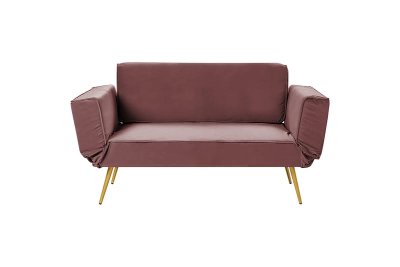 Touya Bäddsoffa 2-sits - Guld/Rosa - Möbler - Soffa - Bäddsoffa