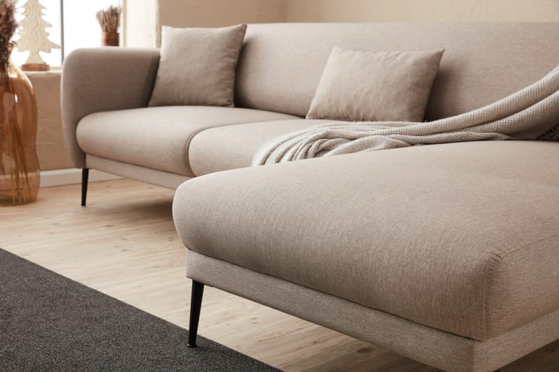 Wenus Divanbäddsoffa 3-sits - Beige - Bäddsoffa - Hörnbäddsoffa