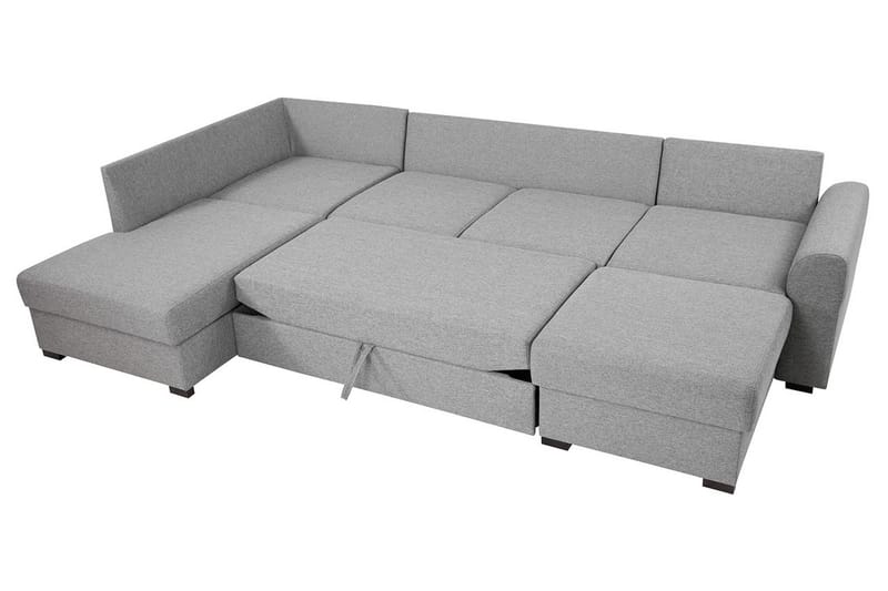 Wilma 6-sits Divan Höger Bäddsoffa 305 cm - Grå - Möbler - Soffa - Bäddsoffa