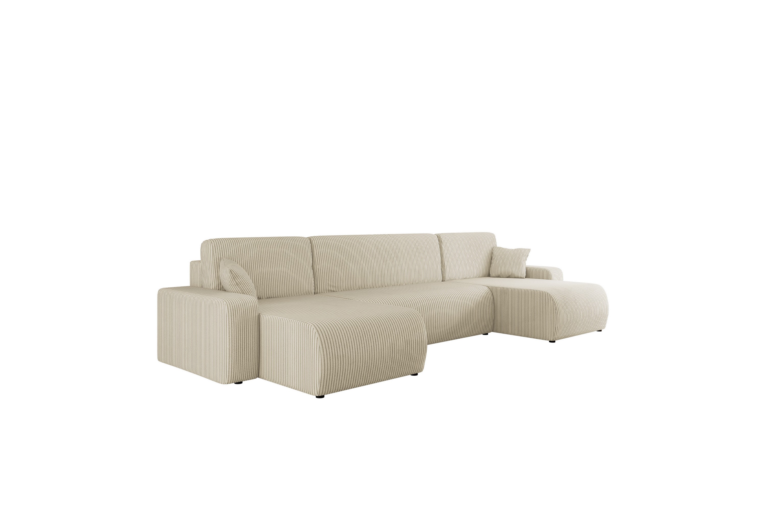 Barile Soffa Dubbeldivan 4-sits - Beige U-soffa