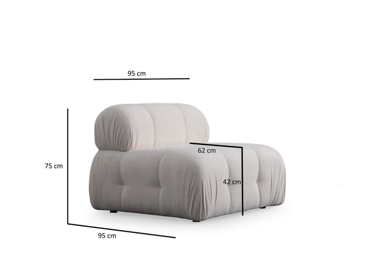 Bengul Soffa 3-sits - Vit - Möbler - Soffa - 3 sits soffa