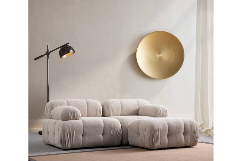 Bengul Soffa med Divan 2-sits - Cream - Möbler - Soffa - Divansoffor & schäslongsoffa