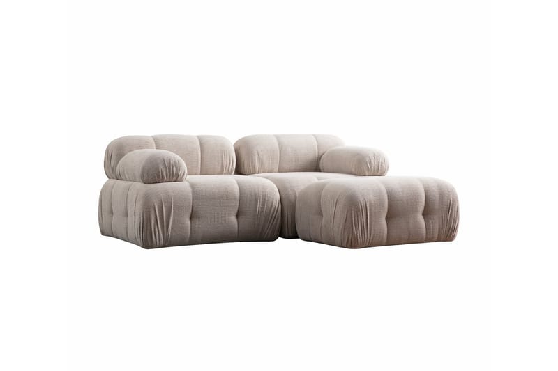 Bengul Soffa med Divan 2-sits - Cream - Möbler - Soffa - Divansoffor & schäslongsoffa