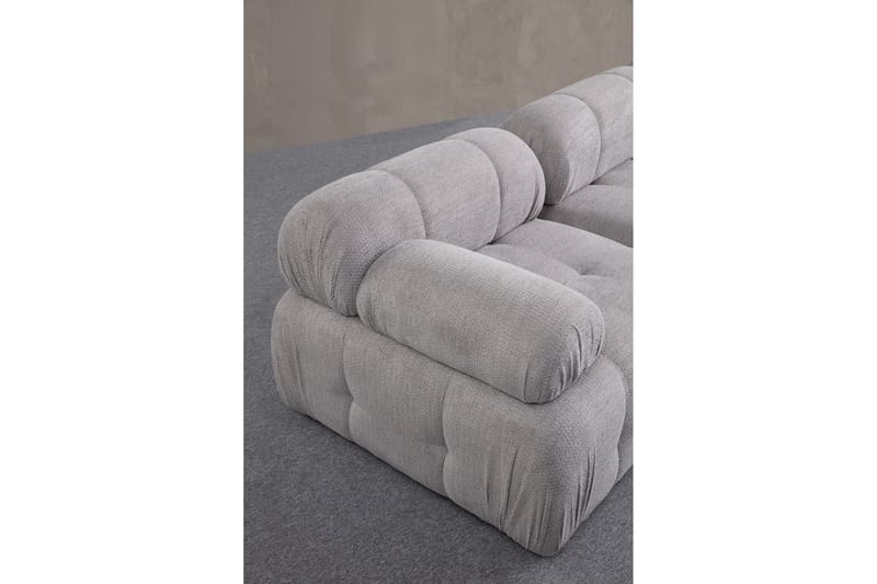 Bengul Soffa med Divan 2-sits - Ljusgrå - Möbler - Soffa - Divansoffor & schäslongsoffa