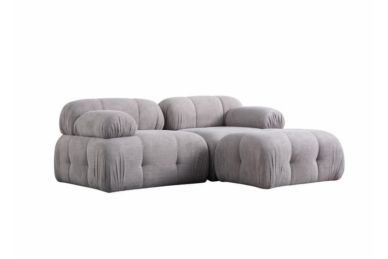 Bengul Soffa med Divan 2-sits - Ljusgrå - Möbler - Soffa - Divansoffor & schäslongsoffa