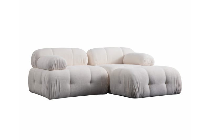 Bengul Soffa med Divan 2-sits - Vit - Möbler - Soffa - Divansoffor & schäslongsoffa