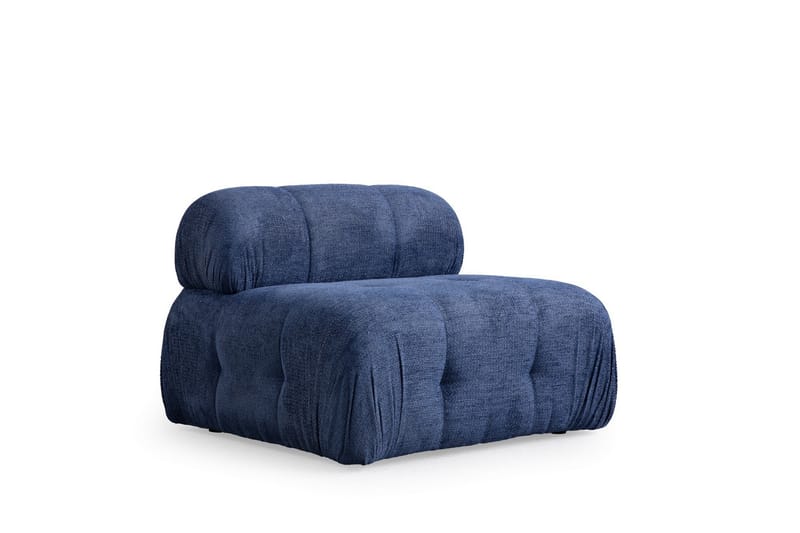 Bengul Soffa med Divan 3-sits - Blå - Möbler - Soffa - Divansoffor & schäslongsoffa