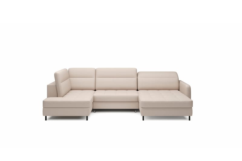 Berrto Soffa med Divan och Schäslong 5-sits - Beige - Möbler - Soffa - U-soffa