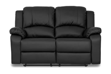 Norbo Liten Reclinersoffa 2-sits Konstläder - Fällbar soffa - Biosoffa