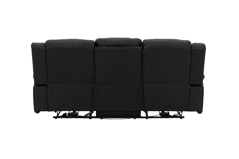 Singapore Reclinersoffa 3-sits - Svart - Möbler - Soffa - Biosoffa & reclinersoffa - 3 sits biosoffa & reclinersoffa