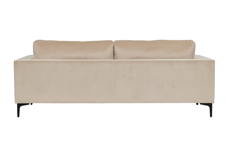 Bloom Sammetssoffa 3-sits - Beige - Möbler - Soffa - 3 sits soffa