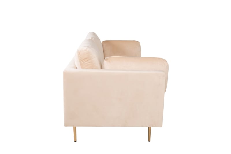 Boom Sammetssoffa 3-sits - Beige - Möbler - Soffa - 3 sits soffa