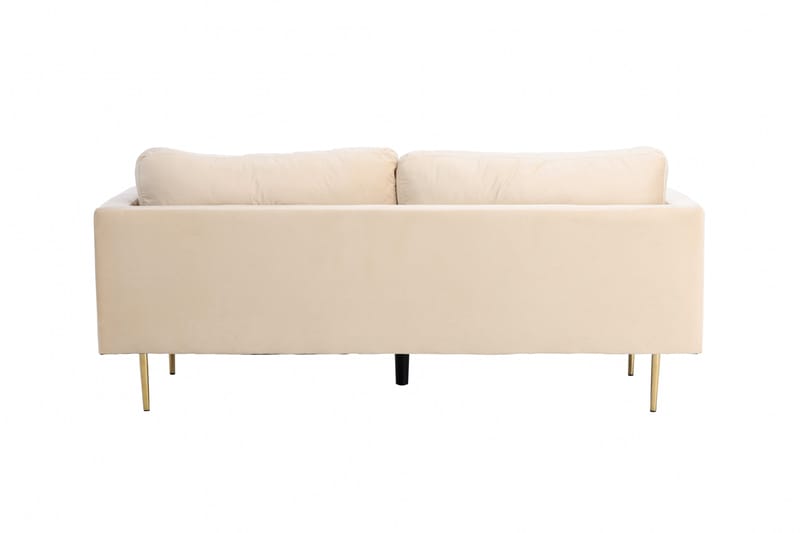 Boom Sammetssoffa 3-sits - Beige - Möbler - Soffa - 3 sits soffa