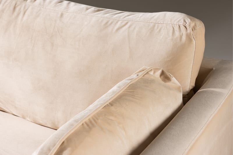 Boom Sammetssoffa 3-sits - Beige - Möbler - Soffa - 3 sits soffa