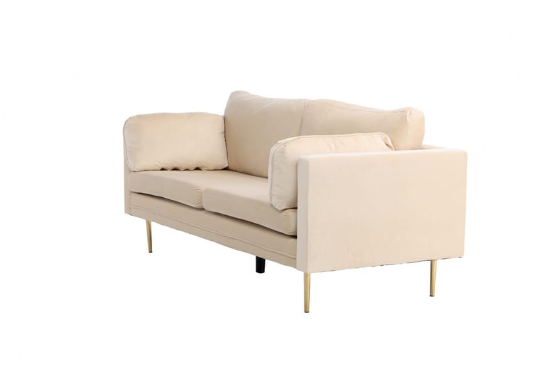 Boom Sammetssoffa 3-sits - Beige - Möbler - Soffa - 3 sits soffa