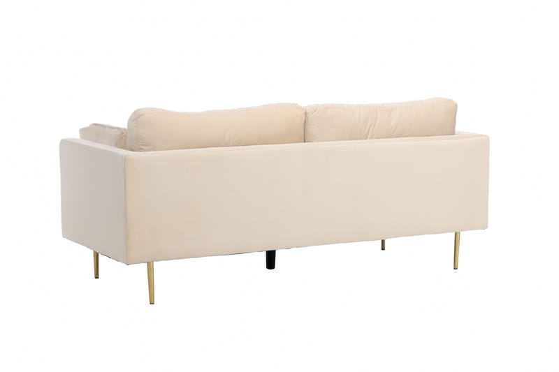 Boom Sammetssoffa 3-sits - Beige - Möbler - Soffa - 3 sits soffa