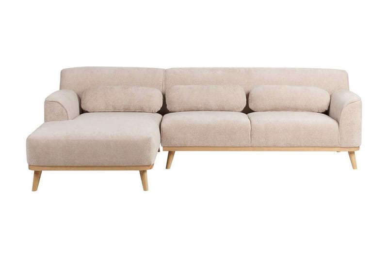 Bree Hörnsoffa 3-sits - Beige/Ljust trä - Möbler - Soffa - Hörnsoffa