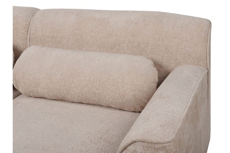 Bree Hörnsoffa 3-sits - Beige/Ljust trä - Möbler - Soffa - Hörnsoffa