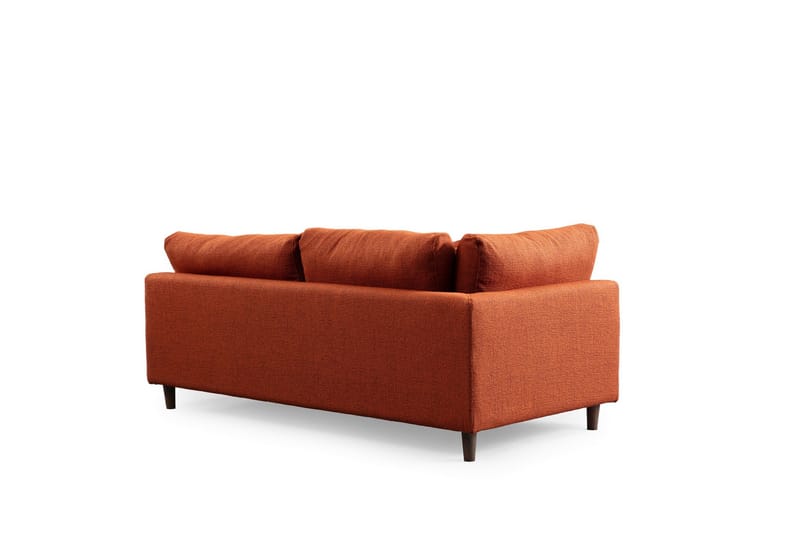 Brigid 4-sits Soffa med Divan - Orange - Möbler - Soffa - Divansoffor & schäslongsoffa