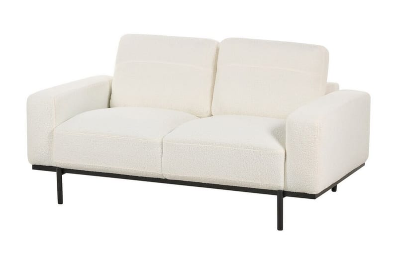 Bruna Soffa 2-sits - Vit/Svart - Möbler - Soffa - 2 sits soffa