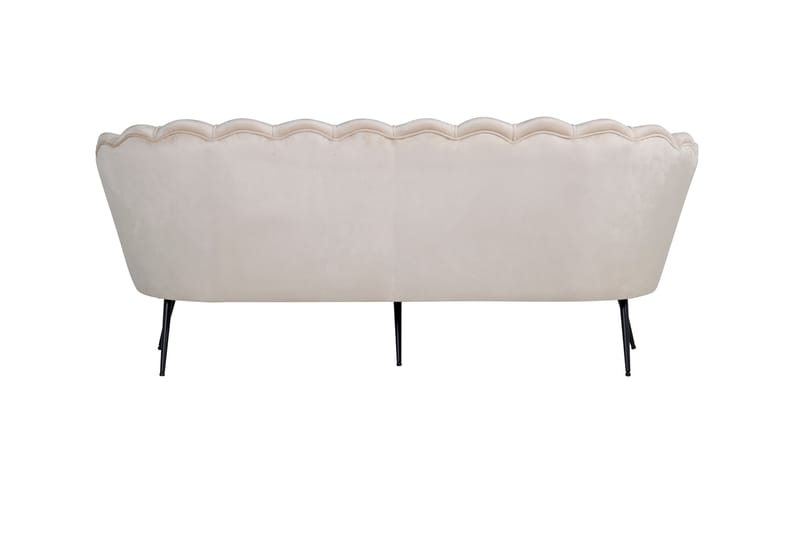 Calais 3-sits Soffa Sammet - Beige - Möbler - Soffa - 3 sits soffa