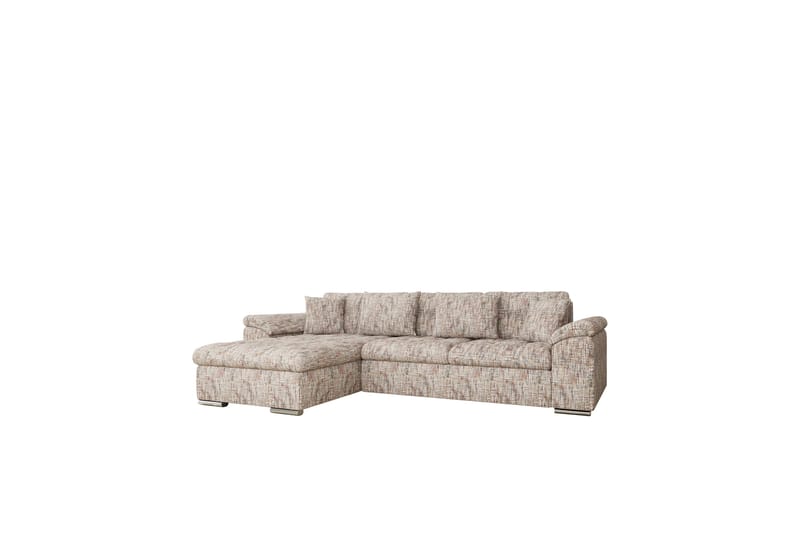 Camior Soffa med Divan 3-sits - Flerfärgad/Beige - Möbler - Soffa - Divansoffor & schäslongsoffa