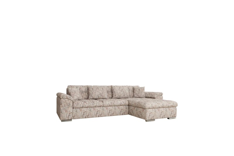 Camior Soffa med Divan 3-sits - Flerfärgad/Beige - Möbler - Soffa - Divansoffor & schäslongsoffa