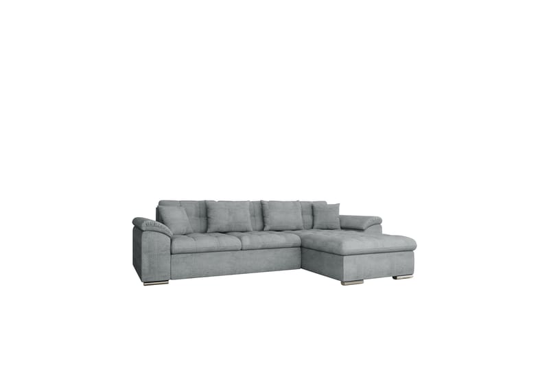 Camior Soffa med Divan 3-sits - Grå - Möbler - Soffa - Divansoffor & schäslongsoffa