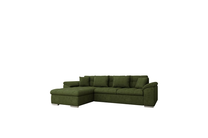 Camior Soffa med Divan 3-sits - Grön - Möbler - Soffa - Divansoffor & schäslongsoffa