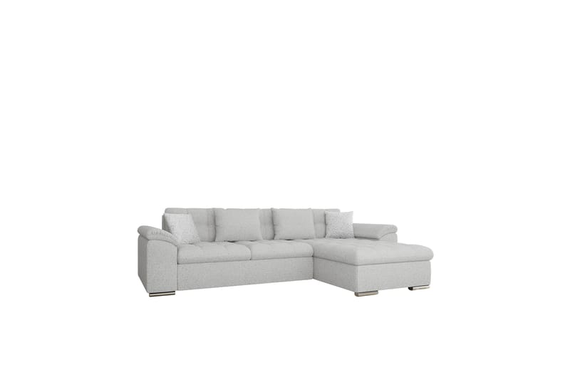 Camior Soffa med Divan 3-sits - Ljusgrå - Möbler - Soffa - Divansoffor & schäslongsoffa