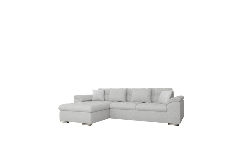 Camior Soffa med Divan 3-sits - Ljusgrå - Möbler - Soffa - Divansoffor & schäslongsoffa