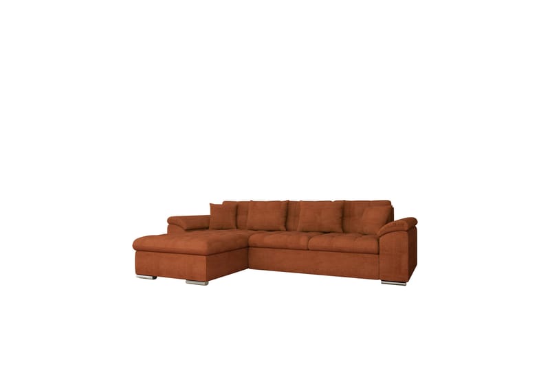 Camior Soffa med Divan 3-sits - Orange - Möbler - Soffa - Divansoffor & schäslongsoffa