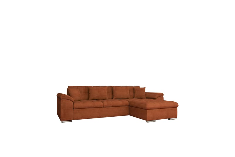 Camior Soffa med Divan 3-sits - Orange - Möbler - Soffa - Divansoffor & schäslongsoffa